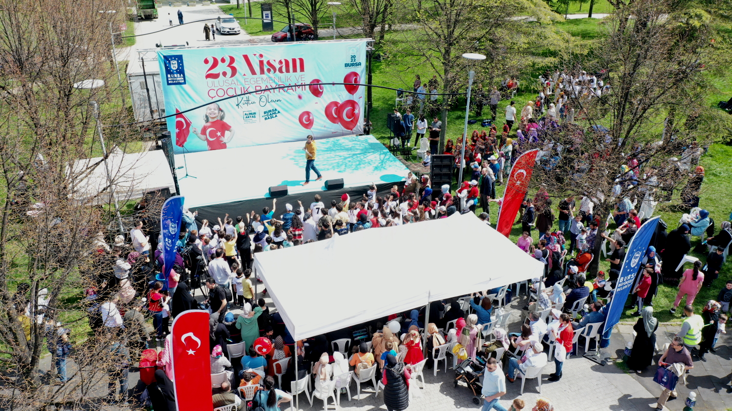  Bursa Büyükşehir Belediyesi’nin 23 Nisan Ulusal Egemenlik ve Çocuk Bayramı