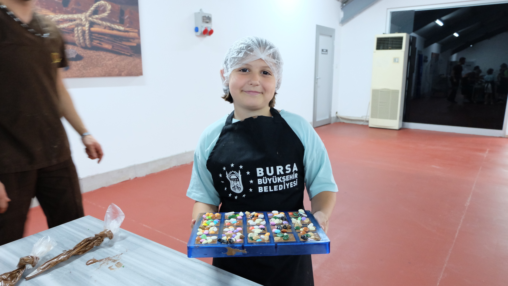 Sergilenen eserler için yaklaşık 8 ton çikolata kullanılan Bursa Çikolata
