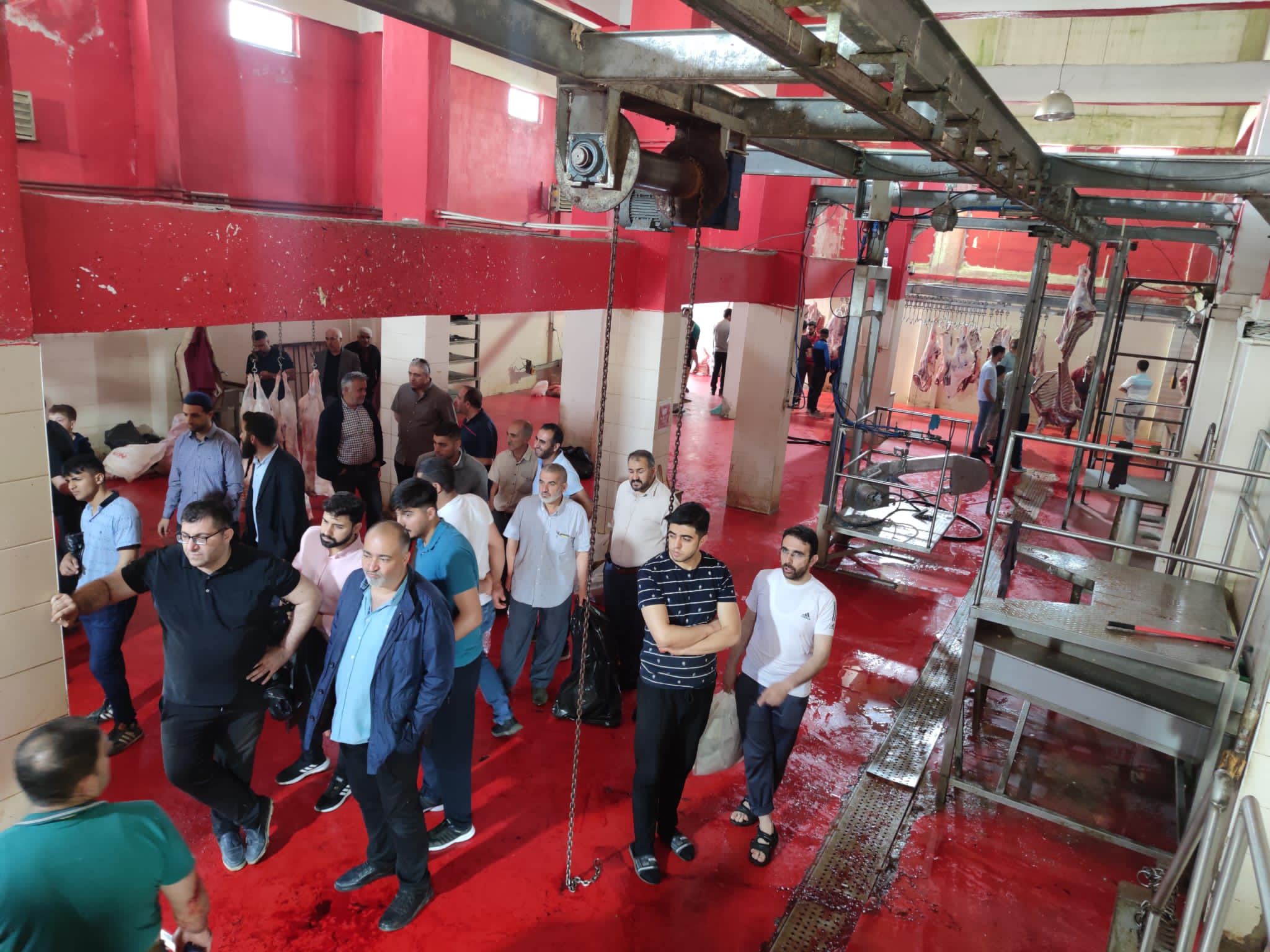 Her yıl olduğu gibi bu bayramda Ağrı Belediyesi Mezbahanesi, sağlıklı,modern