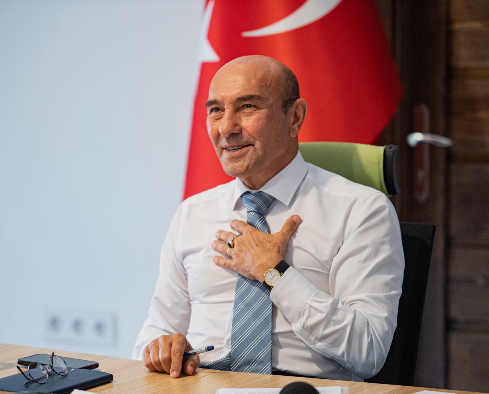İzmir Büyükşehir Belediye Başkanı Tunç Soyer, Kurban Bayramı için kutlama