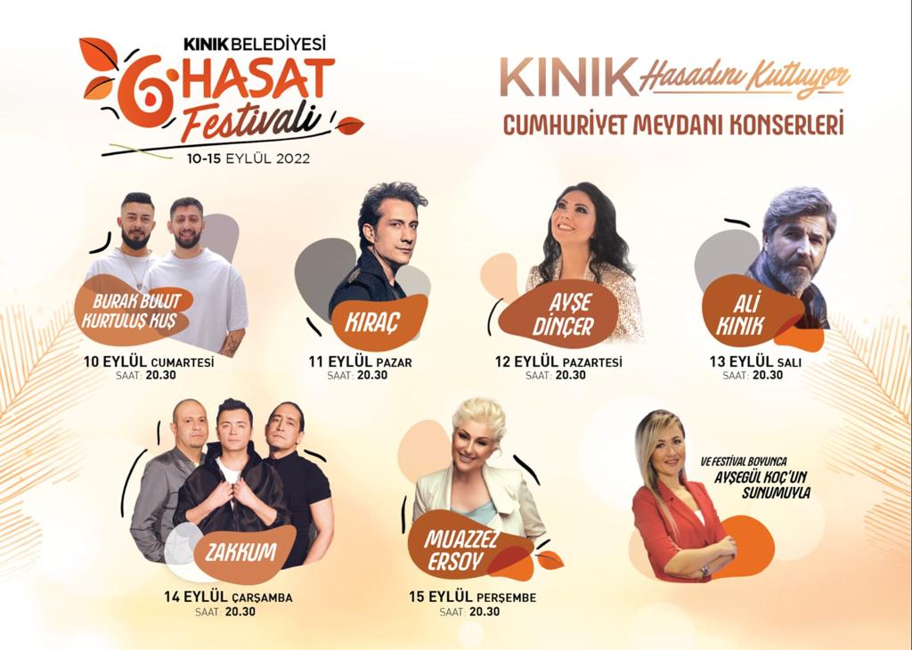 KINIK 6. HASAT FESTİVALİNE HAZIRLANIYOR-KINIK BELEDİYE BAŞKANI DOĞRUER;“HASAT FESTİVALİ VE