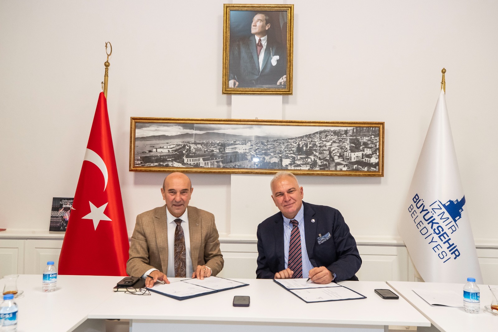Atatürk Organize Sanayi Bölgesi’ne İtfaiye Grubu kurulacak İzmir Büyükşehir Belediyesi