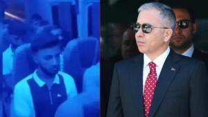 İçişleri Bakanı Ali Yerlikaya, Mersin'deki terör örgütü marşıyla Öcalan sloganı