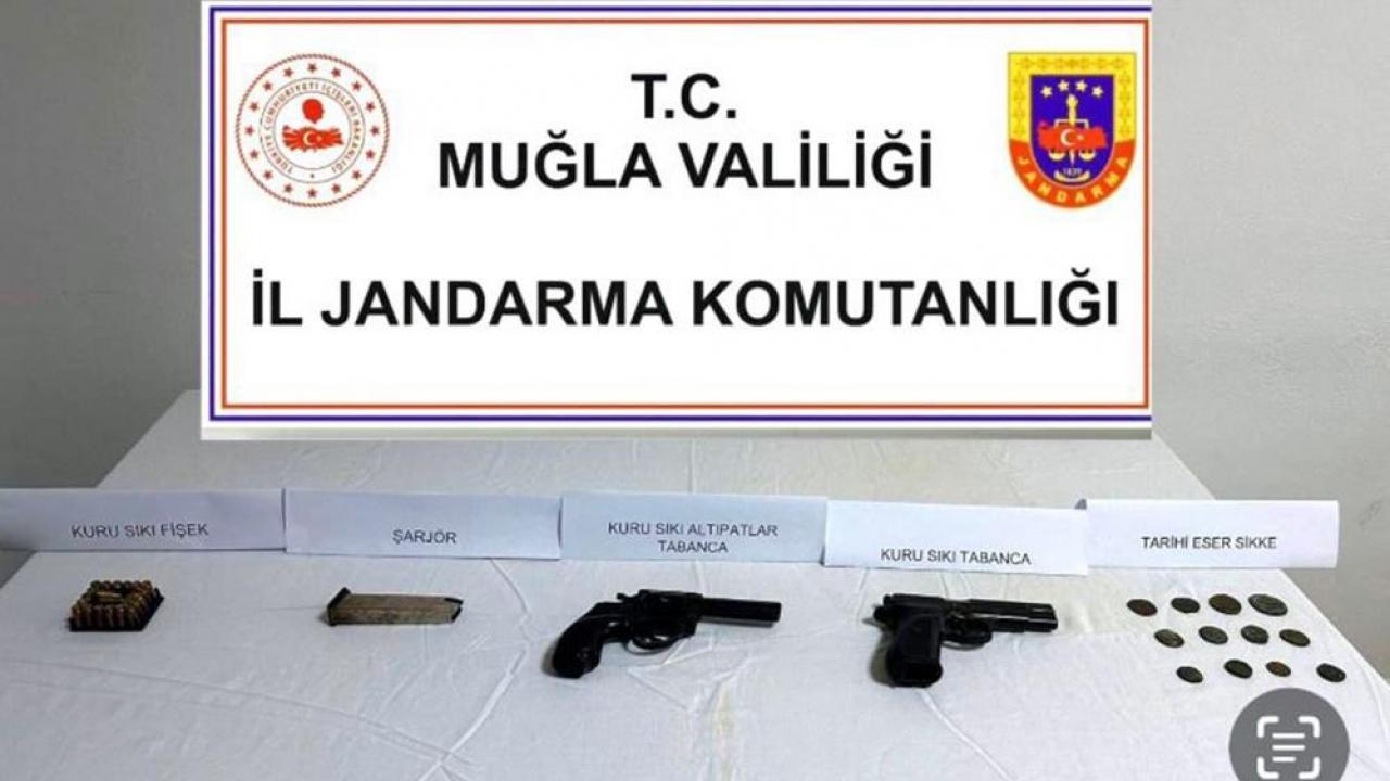 Muğla’nın Datça ilçesinde Jandarma ekipleri tarafından yapılan istihbari çalışmalar sonucu