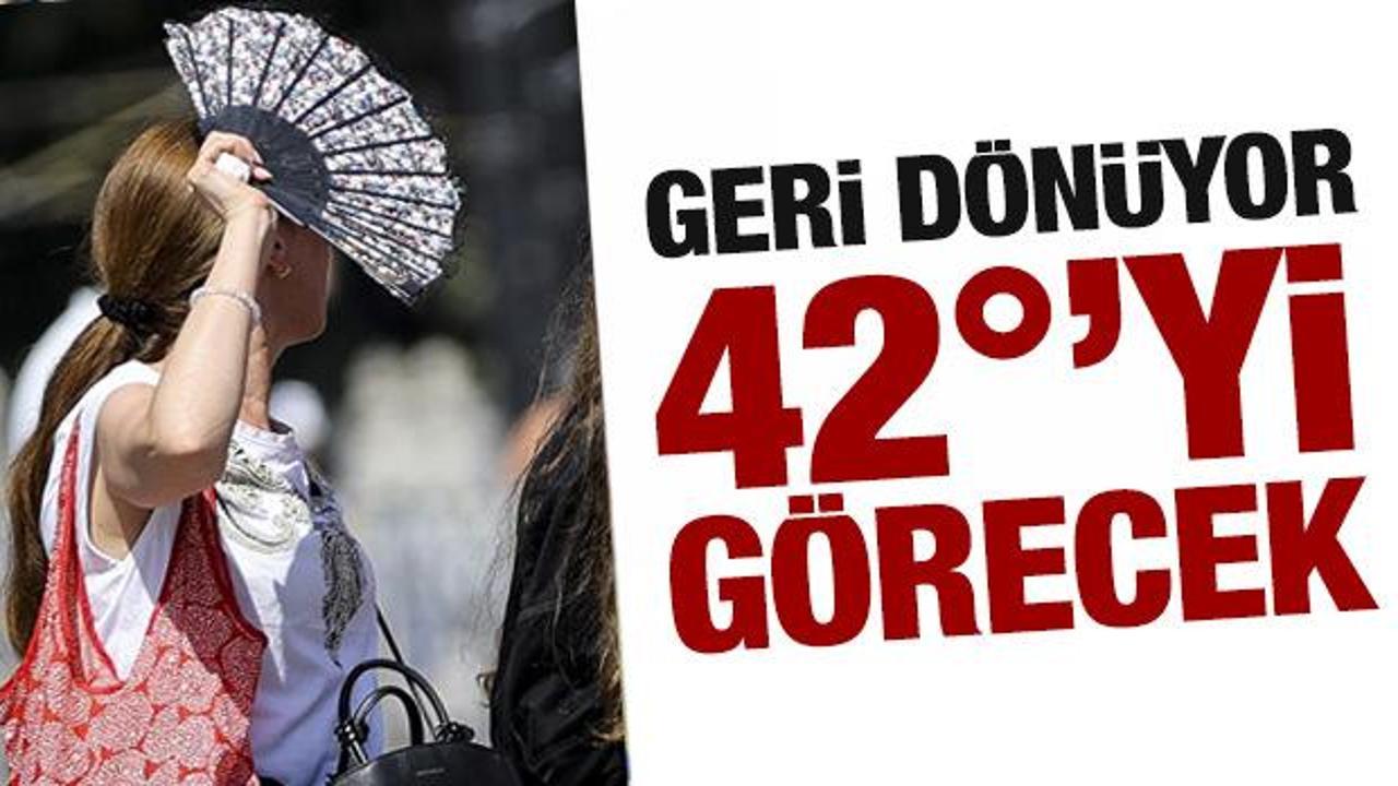 Yeni haftada batı bölgeler sıcak hava dalgasının etkisine giriyor, doğu