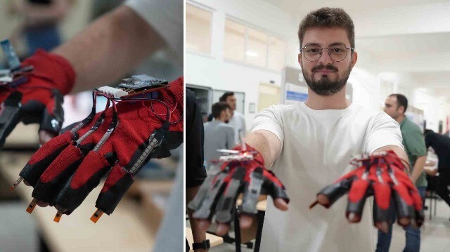 Ondokuz Mayıs Üniversitesi (OMÜ) Mühendislik Fakültesi öğrencileri işaret dilini metne
