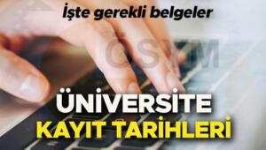 Üniversite kayıt tarihleri 2024 2025, YKS tercih kılavuzu ile belli