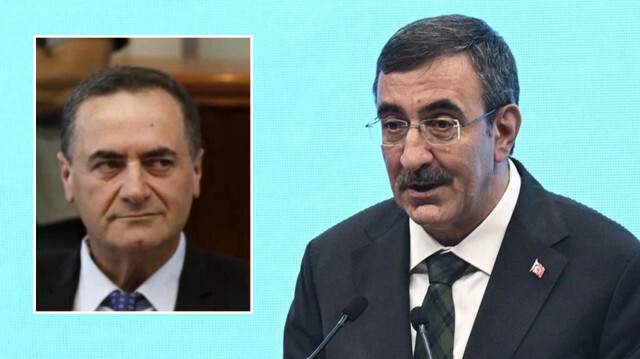 Cumhurbaşkanı Yardımcısı Cevdet Yılmaz, İsrail Dışişleri Bakanı Yisrael Katz'ın Cumhurbaşkanı