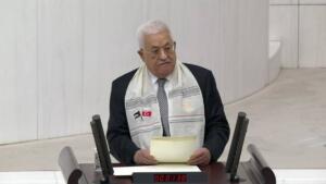 Filistin Devlet Başkanı Mahmud Abbas, bugün Türkiye Büyük Millet Meclisi'nde