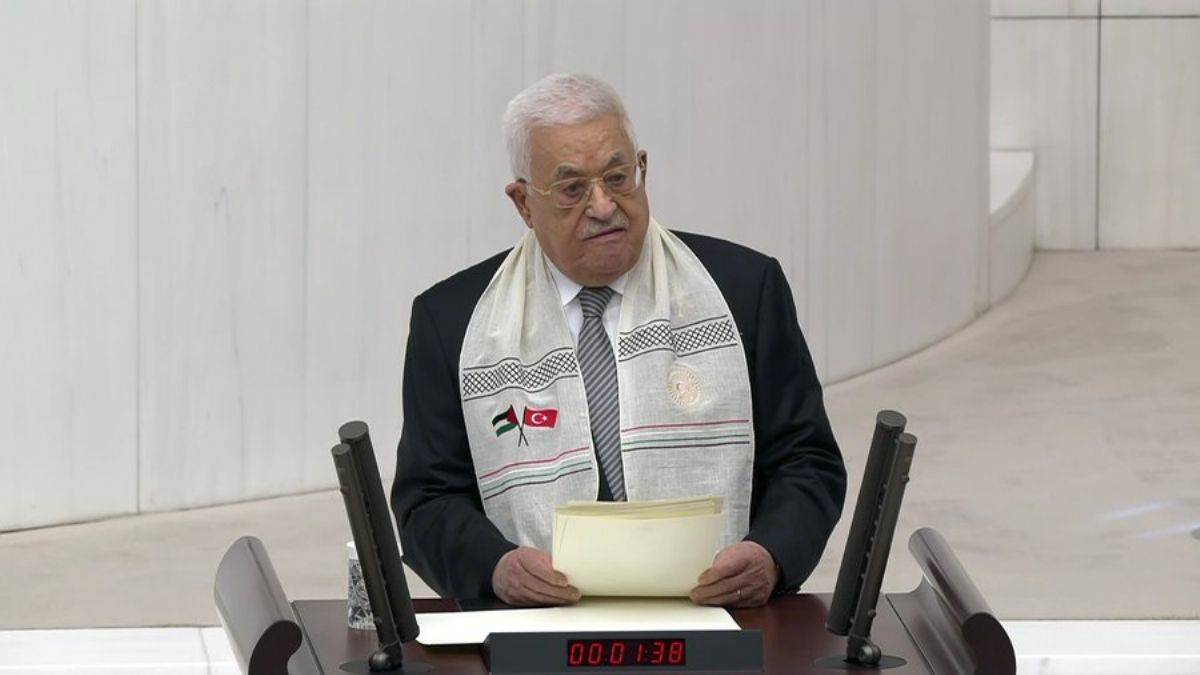 Filistin Devlet Başkanı Mahmud Abbas, bugün Türkiye Büyük Millet Meclisi'nde