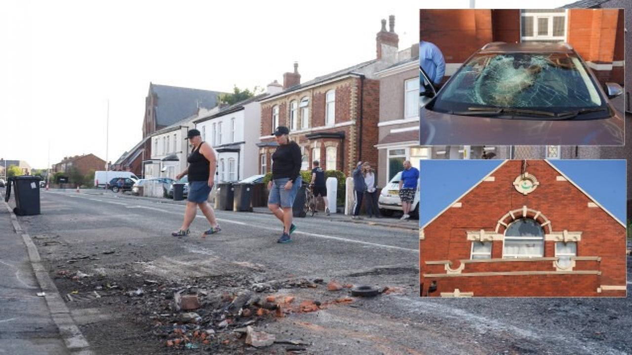 İngiltere'nin Southport kentinde 3 çocuğun öldürüldüğü, 8'i çocuk 10 kişinin