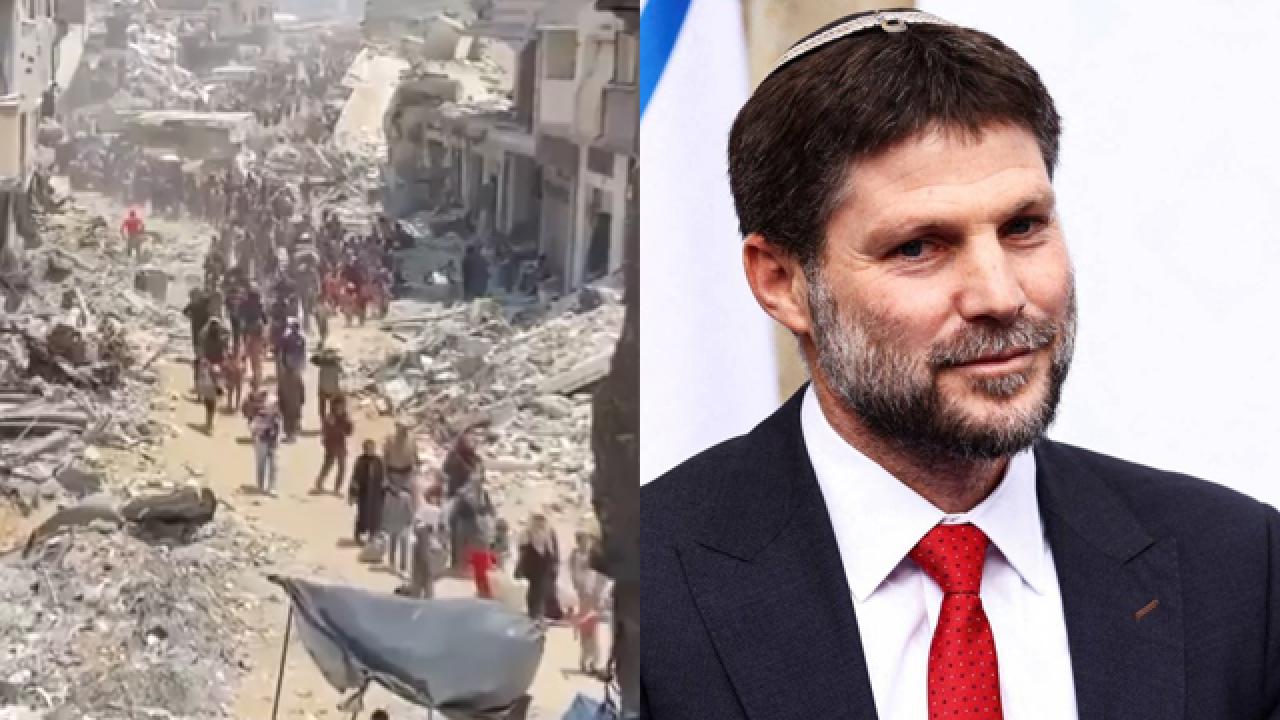 İsrail'in aşırı sağcı Maliye Bakanı Bezalel Smotrich, İsrail'in soykırım savaşı
