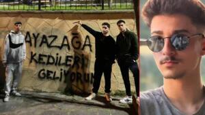 İstanbul'un Sarıyer ilçesinde Emir Koçhan (16), 'Ayazağa kedileri geliyorum' notu