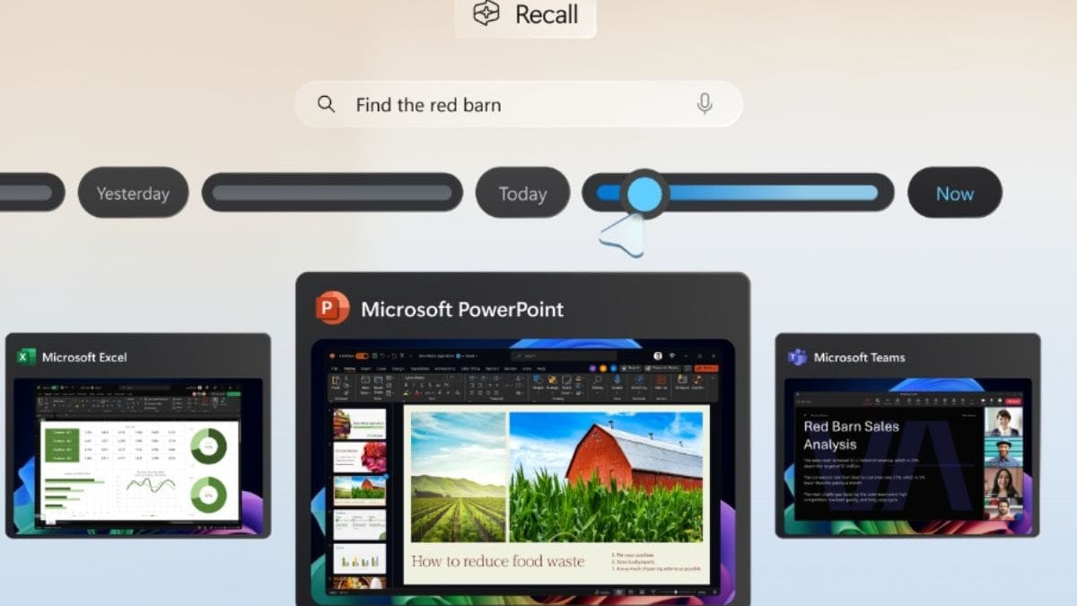 Microsoft, kullanıcıların hareketlerini takip edip ekran görüntüleri alacak olan Recall