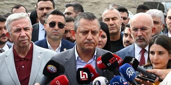 Cumhuriyet Halk Partisi Genel Başkanı Özgür Özel, İstanbul Vaniköy'deki izinsiz