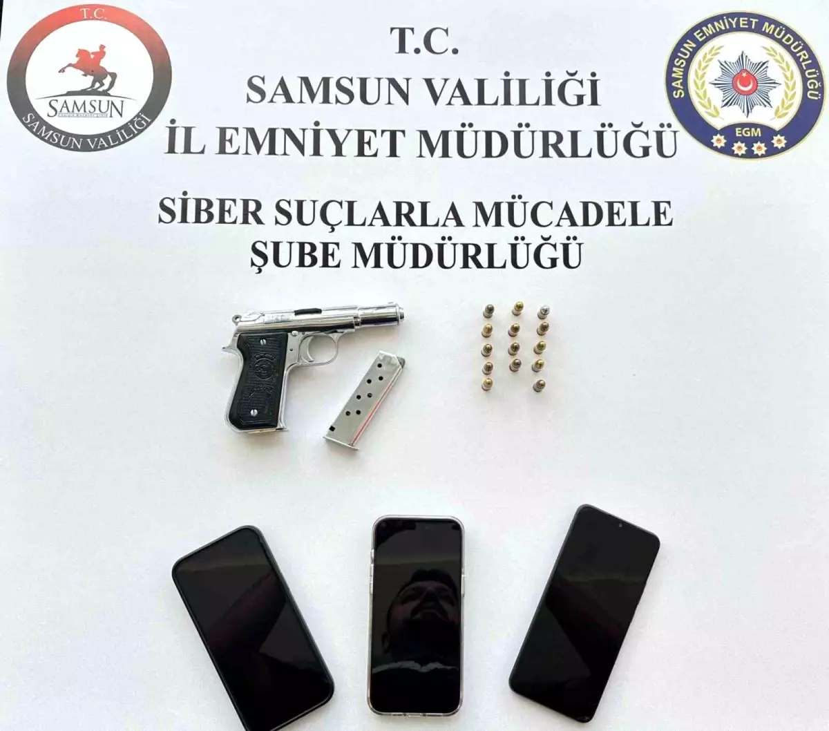 Samsun'da siber polisi tarafından düzenlenen yasa dışı bahis operasyonunda 3