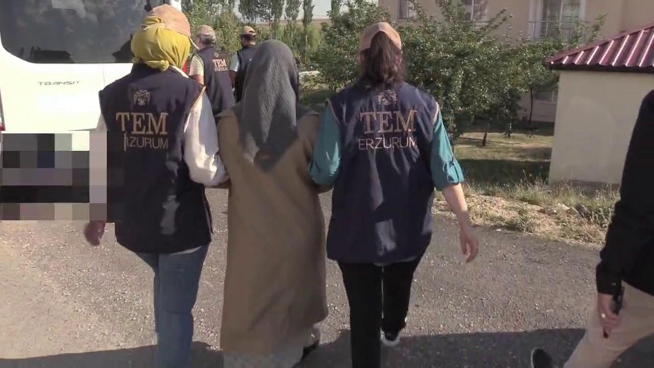 Erzurum Emniyet Müdürlüğü'nce gerçekleştirilen operasyonda PKK/KCK terör örgütü adına Almanya
