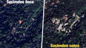 Çivi dahi çakılamayan alanda İBB’nin basit onarım ruhsatıyla başlayan inşaat