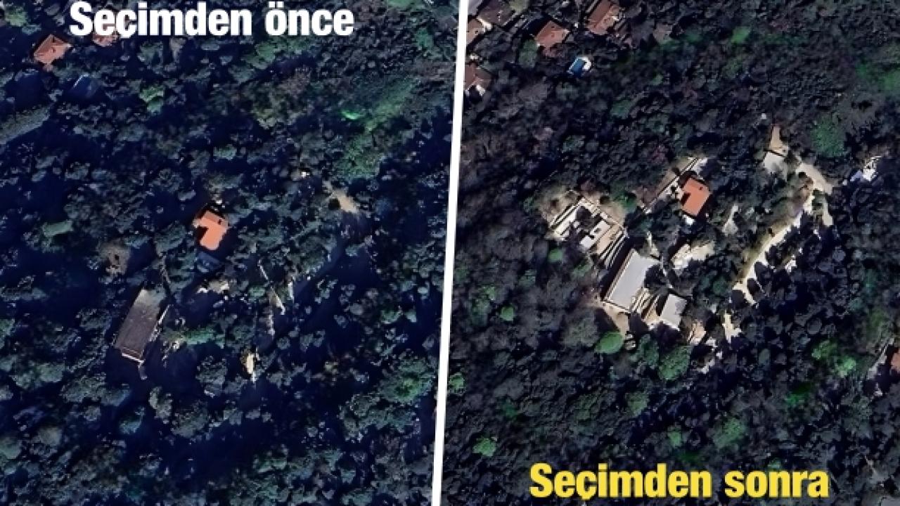 Çivi dahi çakılamayan alanda İBB’nin basit onarım ruhsatıyla başlayan inşaat