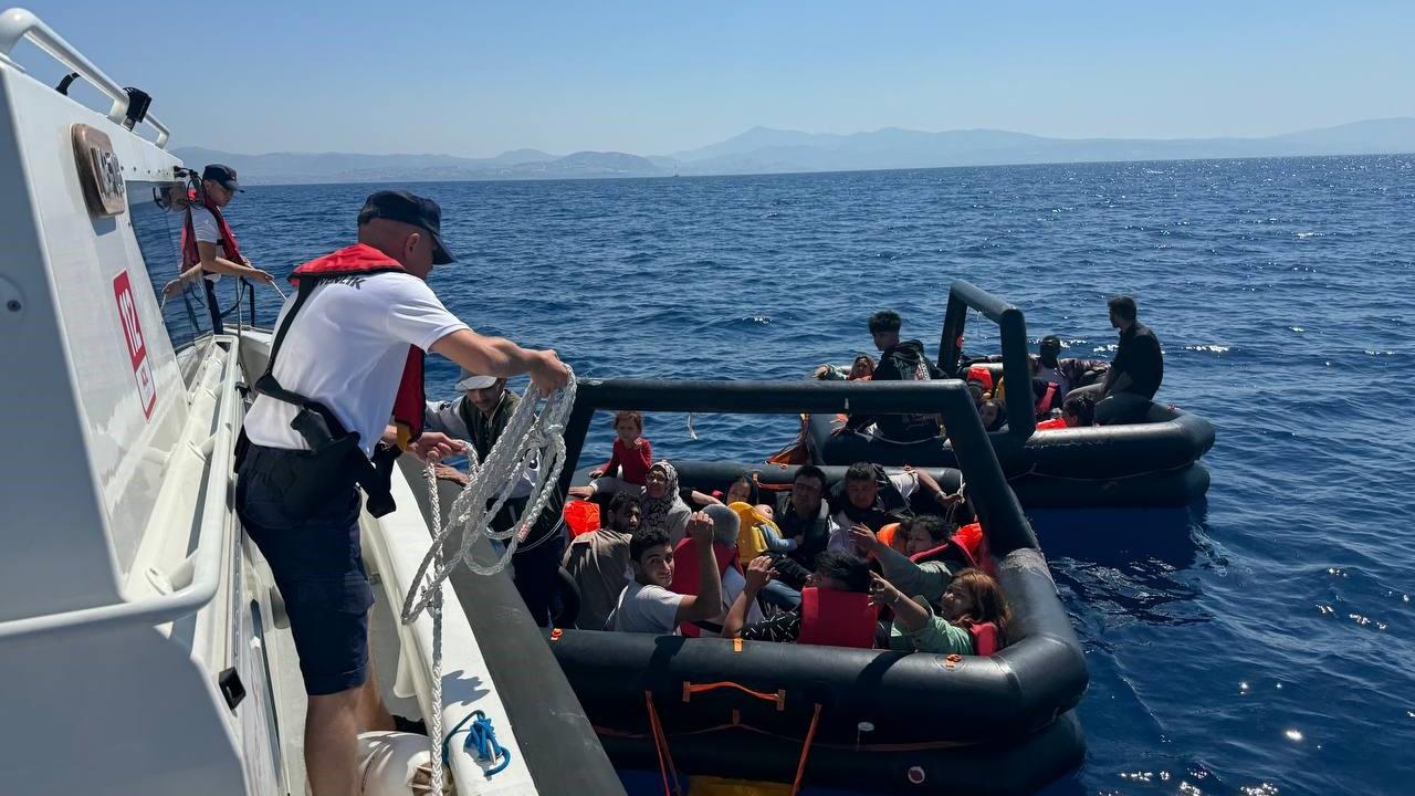 Aydın'da, Sahil Güvenlik Komutanlığı koordinesinde yürütülen çalışmalar çerçevesinde Temmuz ayı