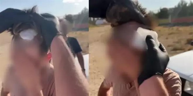 Karaman'da, polisin şüphe üzerine durdurduğu otomobildeki Mustafa A.'nın başına taktığı