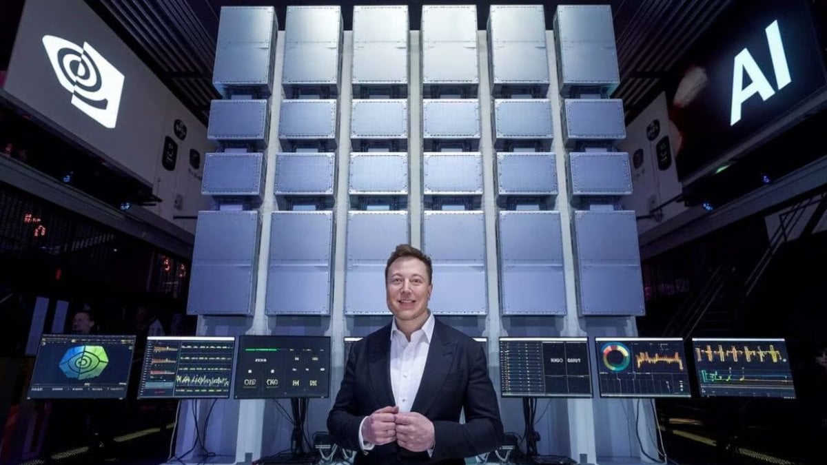 Elon Musk, dünyanın en büyük Nvidia ekran kartlı süper bilgisayarı