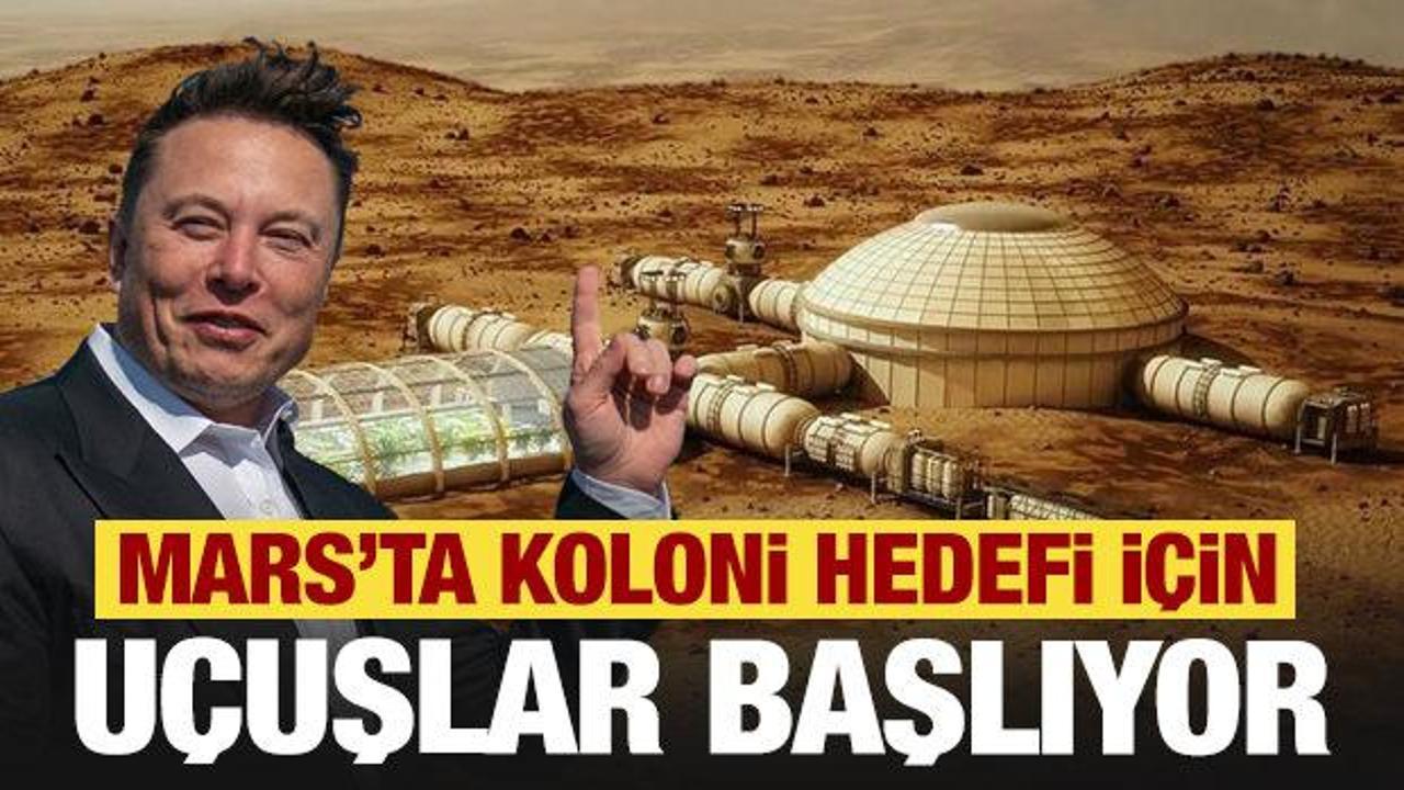 Elon Musk, SpaceX'in ilk mürettebatsız Starship'lerini 2 yıl içinde Mars'a
