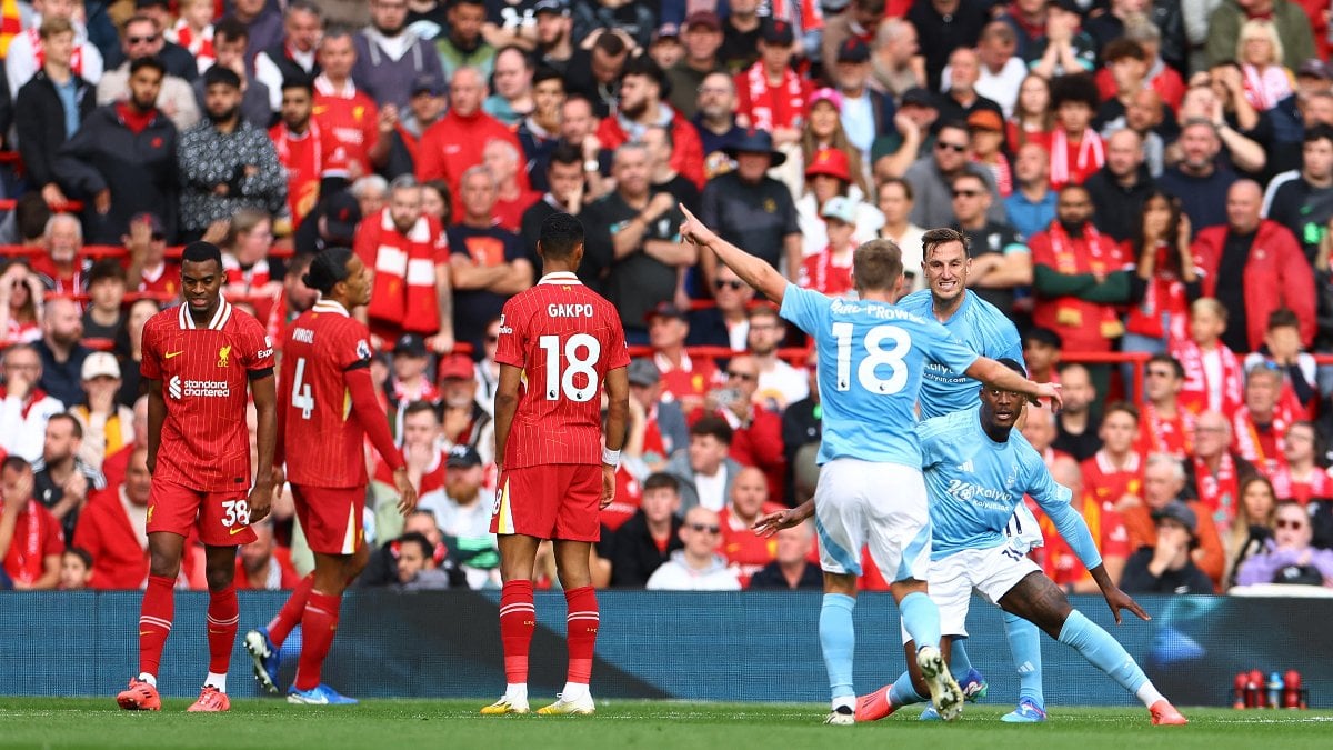 Liverpool, Premier Lig'in 4. haftasında sahasında Nottingham Forest'a 1-0'lık skorla