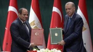 Cumhurbaşkanı Recep Tayyip Erdoğan, Türkiye'yi ziyaret eden Mısır Cumhurbaşkanı Abdulfettah