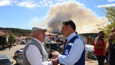 Muğla Büyükşehir Belediyesi Menteşe ve Dalaman ilçelerindekiyangınlardan etkilenen vatandaşların yanında
