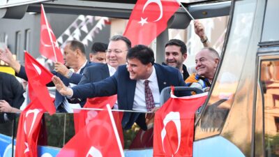 29 Ekim Cumhuriyet Bayramı kutlamaları Fethiye’de rengarenk görüntülere sahneoldu. Fethiye