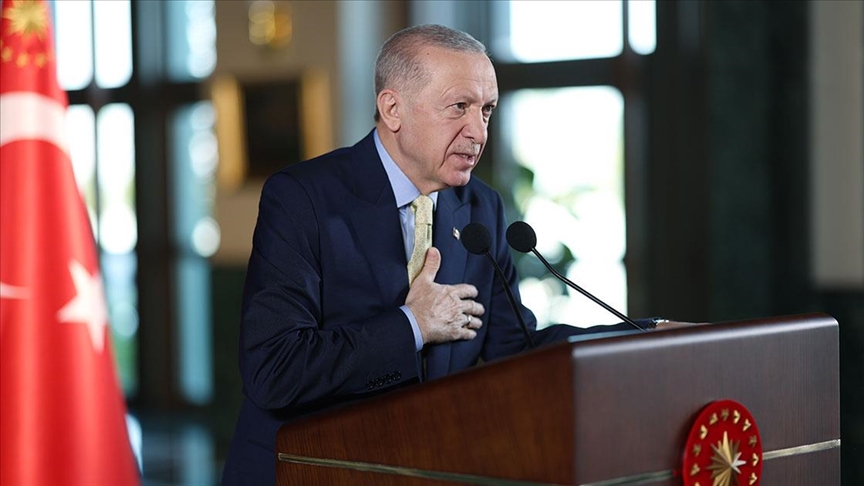 Cumhurbaşkanı Recep Tayyip Erdoğan, “Yıllardır istikrarsızlıklarla ve çatışmalarla boğuşan bölgemizde