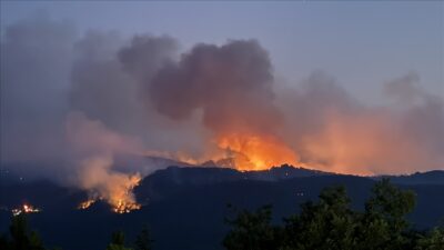 Eskişehir’in Seyitgazi ilçesinde dün ormanlık alanda çıkan yangın ile Sakarya’da