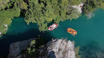 tutkunlarının serin rotası oluyor Antalya’nın Kemer ilçesinde, Toros Dağları’ndaki Göynük