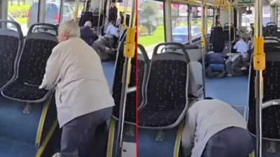 Beşiktaş’ta konsolosluk önünde çıkan silahlı çatışma sırasında yoldan geçen İETT