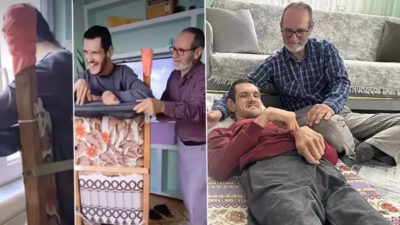 Konya’da engelli oğluna kendi imkânlarıyla hayat kolaylaştırıcı düzenekler yapan Ramazan