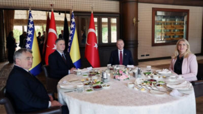 Cumhurbaşkanı Recep Tayyip Erdoğan, Antalya Diplomasi Forumu kapsamında Bosna Hersek