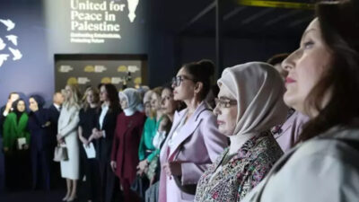 Emine Erdoğan, Antalya Diplomasi Forumu kapsamında düzenlenen “Filistin İçin Tek