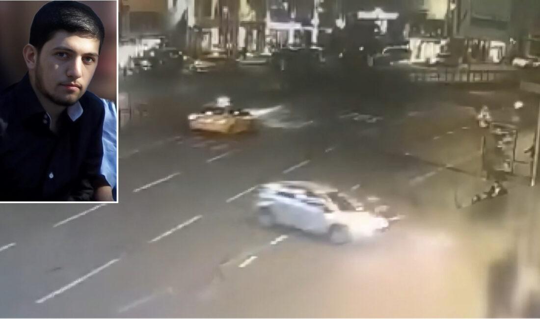 Şişhane’de otomobilin çarptığı motosikletin otobüs durağına savrulması sonucu 1 kişi