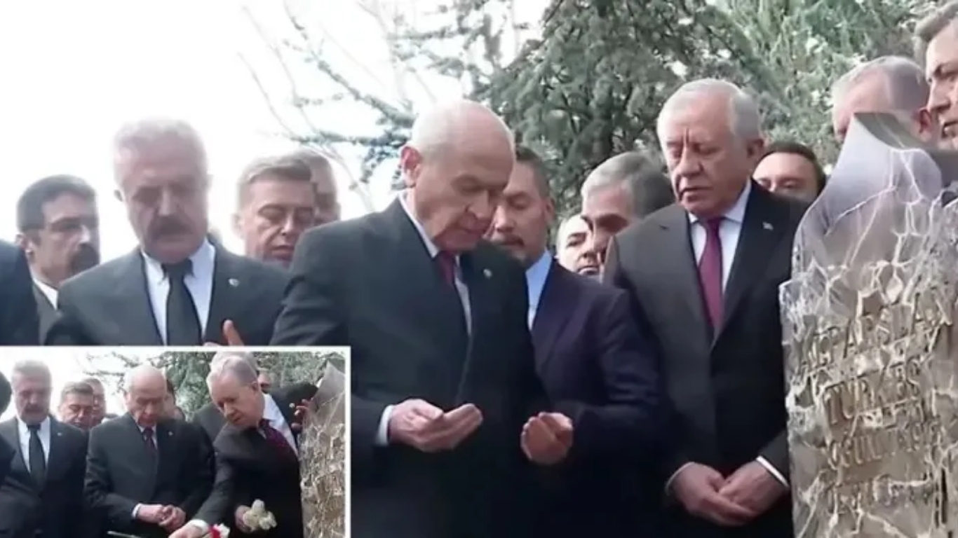 MHP Genel Başkanı Devlet Bahçeli, vefatının 29. yılında MHP Kurucu