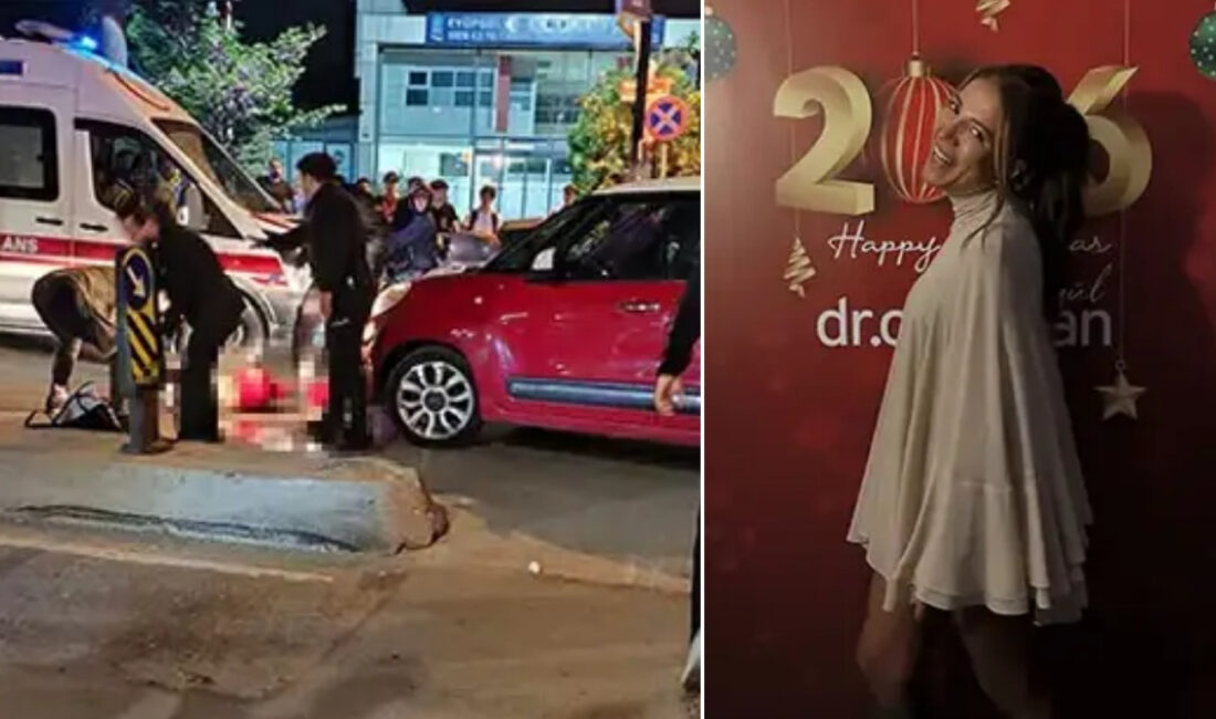 İstanbul Eyüpsultan’da yolun karşısına geçmek isterken otomobilin çarptığı iş kadını