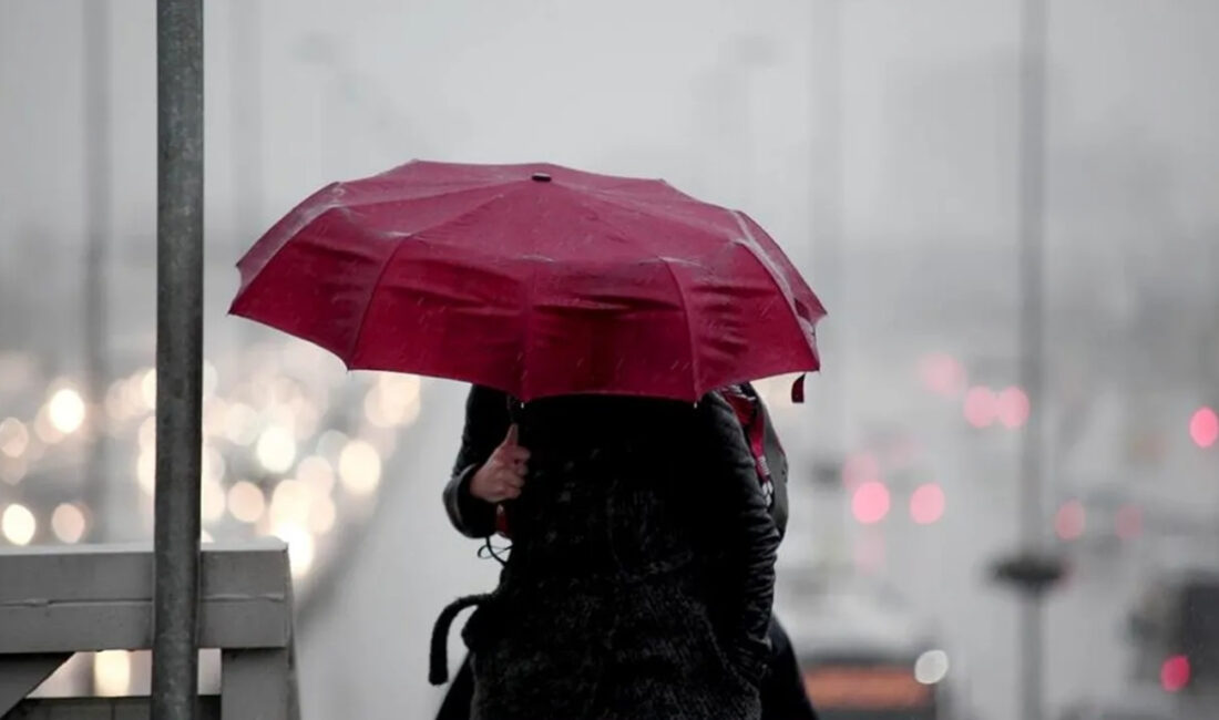 Meteoroloji Genel Müdürlüğü, Balkanlar üzerinden gelen hava sistemiyle birlikte 31