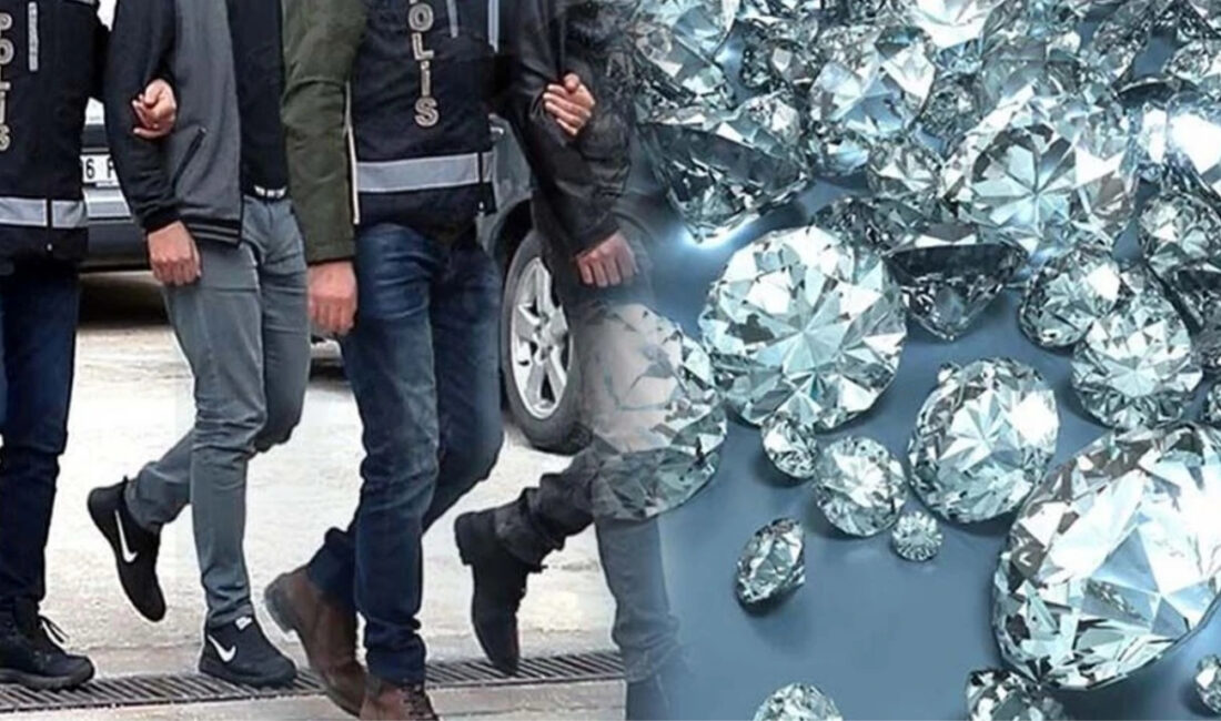 İstanbul merkezli 4 ilde düzenlenen sahte pırlanta operasyonunda 81 kişi