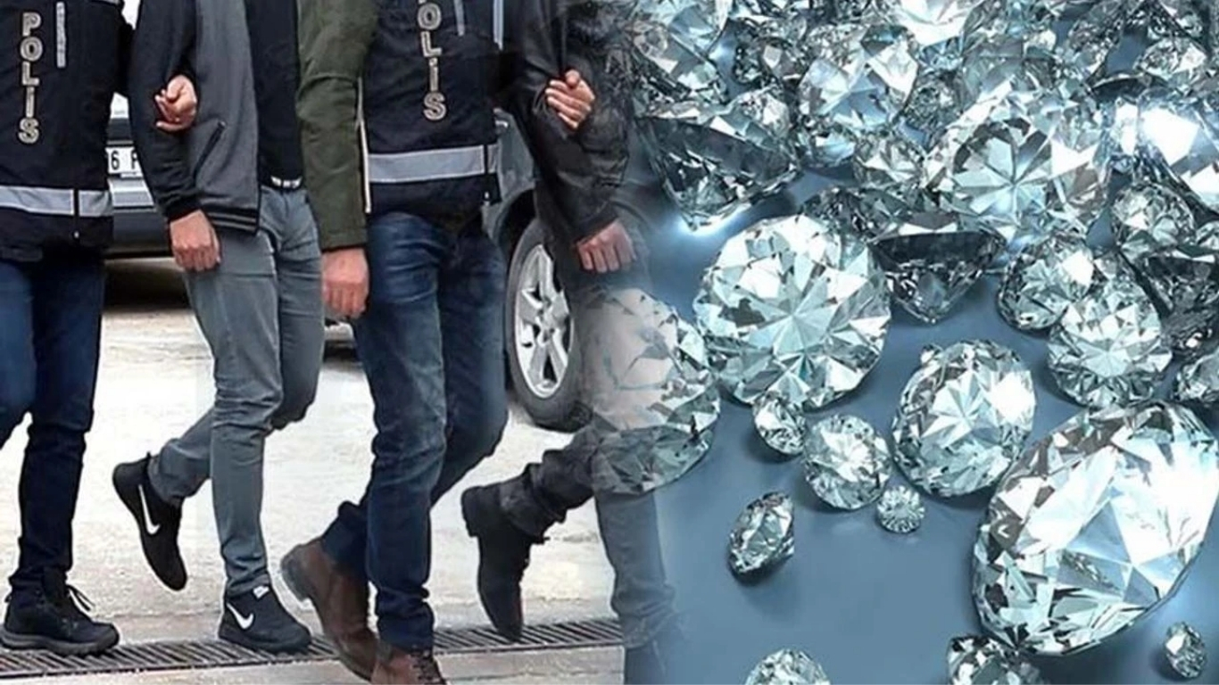 İstanbul merkezli 4 ilde düzenlenen sahte pırlanta operasyonunda 81 kişi