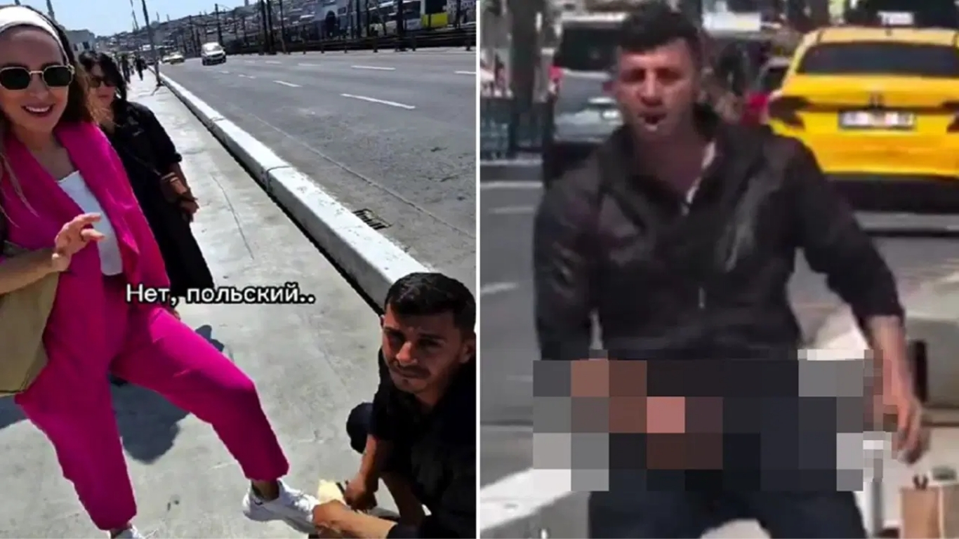 İstanbul Galata Köprüsü’nde yabancı bir turistle yaşanan tartışma sonrası “hayasızca