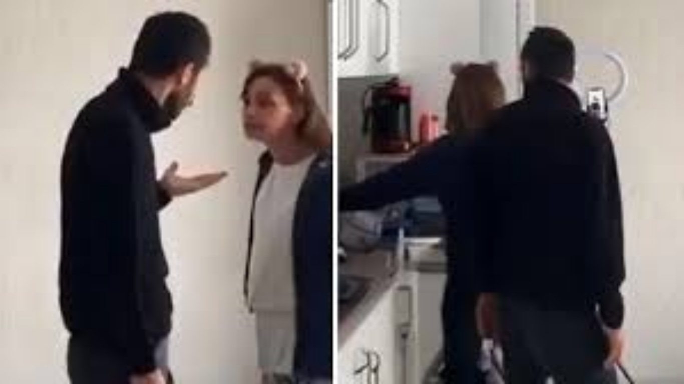 Denizli’de bir kişinin TikTok canlı yayınında eşi olduğu belirtilen kadına