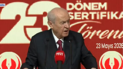 MHP Genel Başkanı Devlet Bahçeli, Siyaset ve Liderlik Okulu sertifika