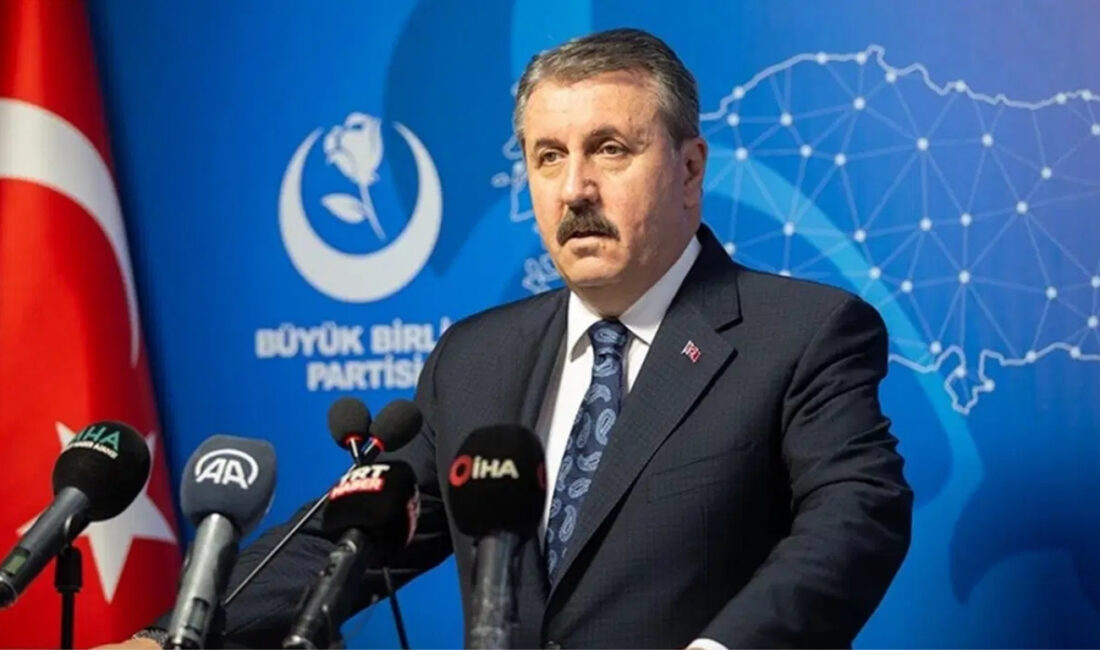 BBP Genel Başkanı Mustafa Destici, Ankara’daki il kongresinde yaptığı açıklamalarda