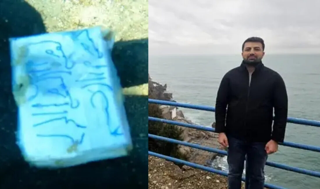 Antalya'da dalgıç Hüseyin Fırat, denizden çıkardığı büyü olduğu öne sürülen