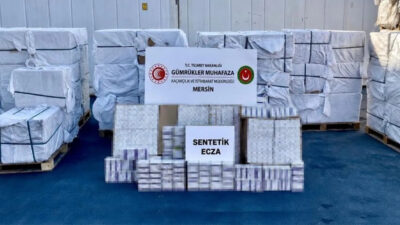 Mersin Limanı'nda gerçekleştirilen operasyonda, piyasa değeri yaklaşık 5 milyar lirayı